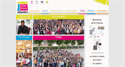Desktop Screenshot of centrescolaire-saintmartin.com
